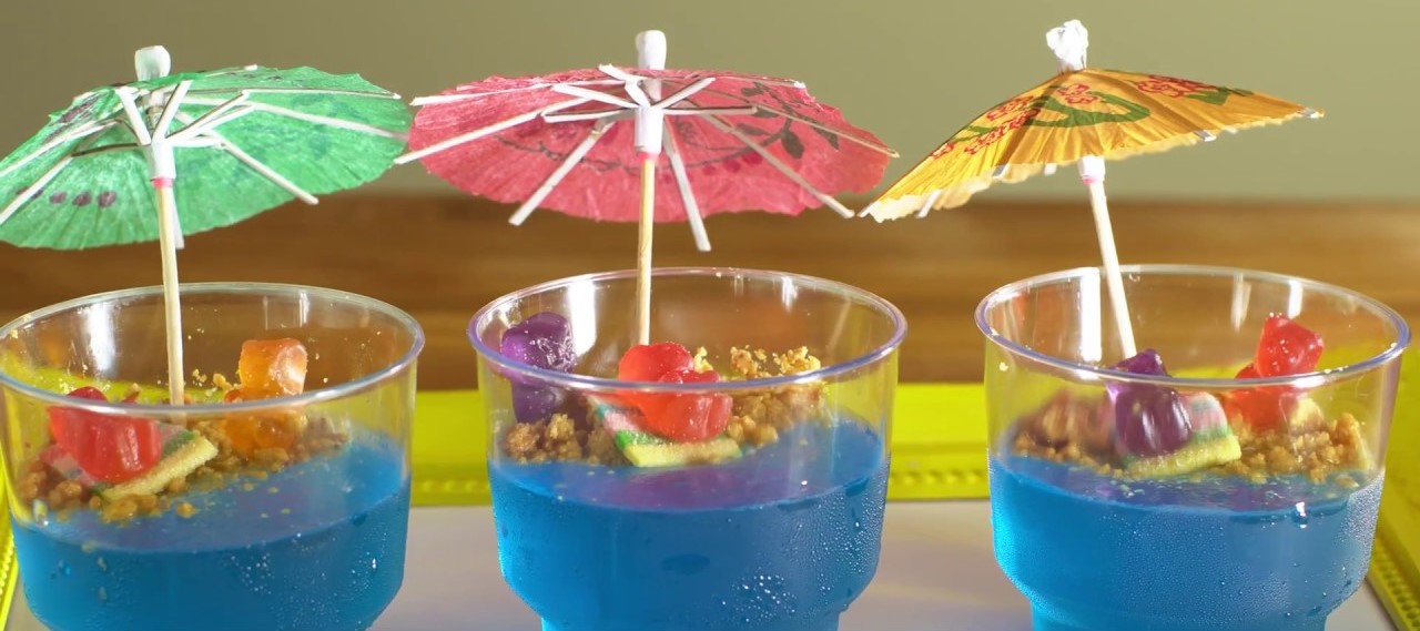 sobremesa ursinhos de gelatina na praia paçoca