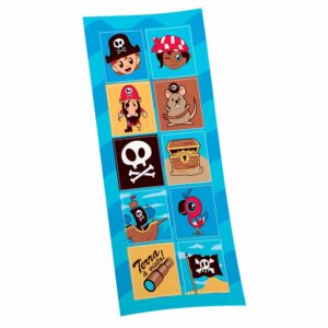 Adesivo Quadrado Pirata Bello Festas 8×30