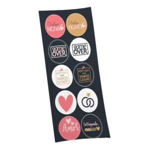 Adesivo Redondo Chá Bar Bello Festas 8×30