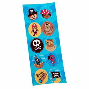 Adesivo Redondo Pirata Bello Festas 8×30