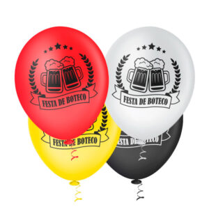 Balão Boteco 10” Sortido Bello Festas 5×25