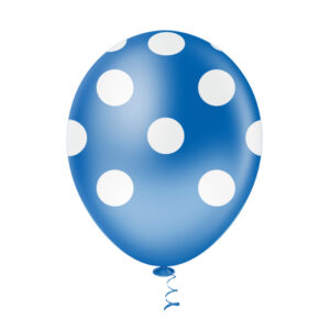 Balão Petit Poá 10” Azul Royal Bello Festas 5×25
