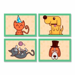 Cartaz Decorativo Pets Bello Festas 4×4