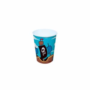 Copo de Papel 200ml Pirata Bello Festas 8×8