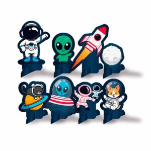 Decoração de Mesa Astronauta Bello Festas 8×8