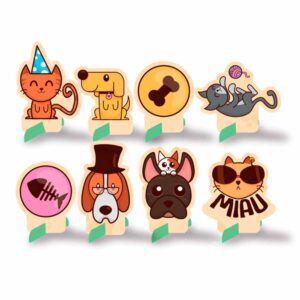 Decoração de Mesa Pets Bello Festas 8×8