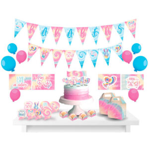 Kit Só Um Bolinho Tie Dye 01×01
