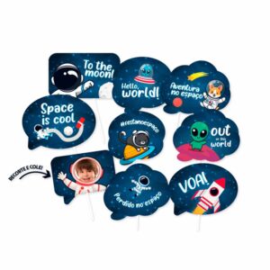 Kit Plaquinhas Divertidas Pets Bello Festas 8×9