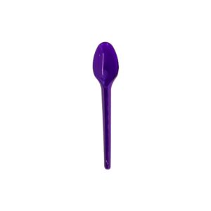 Colher Sobremesa PS Neon Roxo Bello Festas 20x50