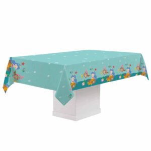 Toalha Plástica Festa das Sereias Bello Festas 4×1