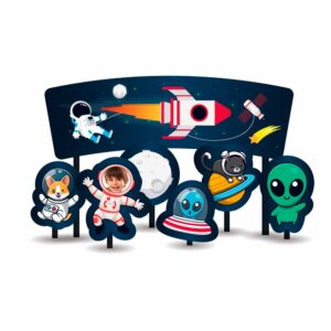 Topo de Bolo Astronauta Bello Festas 8×7