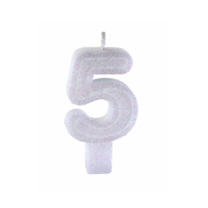 Vela Big 5 Branco Bello Festas 10x1