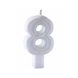 Vela Big 8 Branco Bello Festas 10x1
