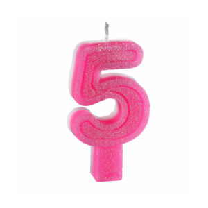 Vela Big 5 Rosa Bello Festas 10x1