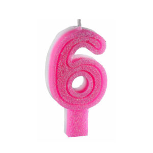 Vela Big 6 Rosa Bello Festas 10x1