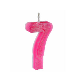 Vela Big 7 Rosa Bello Festas 10x1