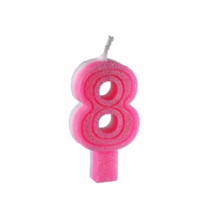 Vela Big 8 Rosa Bello Festas 10x1