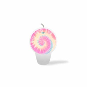 Vela Tie Dye Bello Festas 5x1