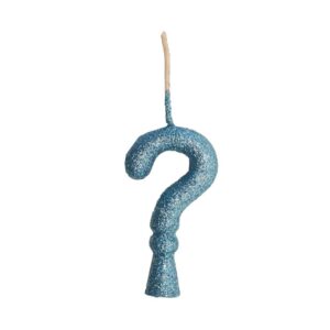 Vela Tubular Interrogação Tiffany Bello Festas 10x1