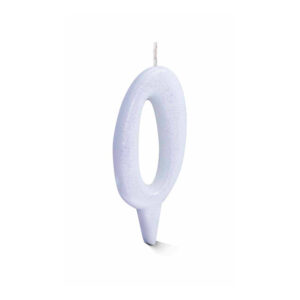 Vela Estilo 0 Branco Bello Festas 10x1