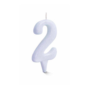 Vela Estilo 2 Branco Bello Festas 10x1