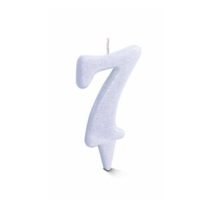 Vela Estilo 7 Branco Bello Festas 10x1