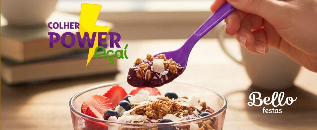 Lançamento: Colheres de Açaí Power para elevar suas vendas